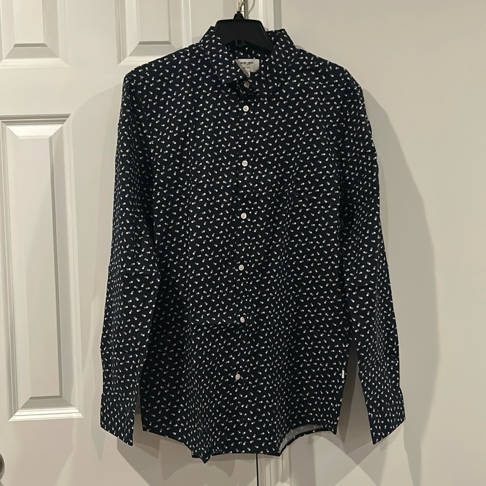 Julian & Mark Ryan Geo Dot Print Button Down Shir… - image 1